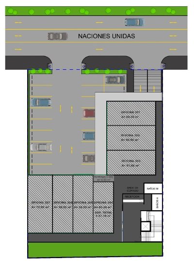 Plaza Ubika Naciones Unidas - Nivel 3 - Oficinas Corporativas