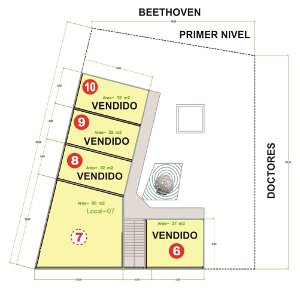 Plaza Punto Beethoven y Doctores Zapopan - Primer Nivel